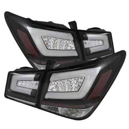 SPYDER LED Tail Lights Bar for 2011-2014 Chevy Cruze - Black 5076595